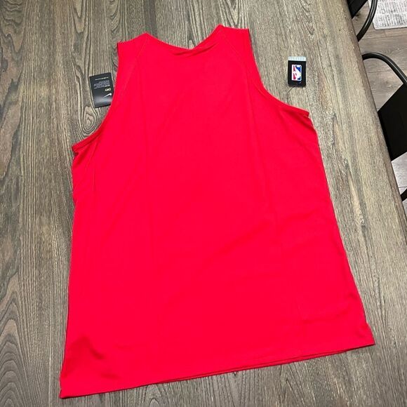 NWT Nike NBA Team Player Issue Basketball Jersey Vest Reversible Red XLT - Picture 6 of 6